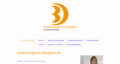 Desktop Screenshot of kinesiologie-in-stuttgart.de