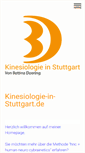 Mobile Screenshot of kinesiologie-in-stuttgart.de
